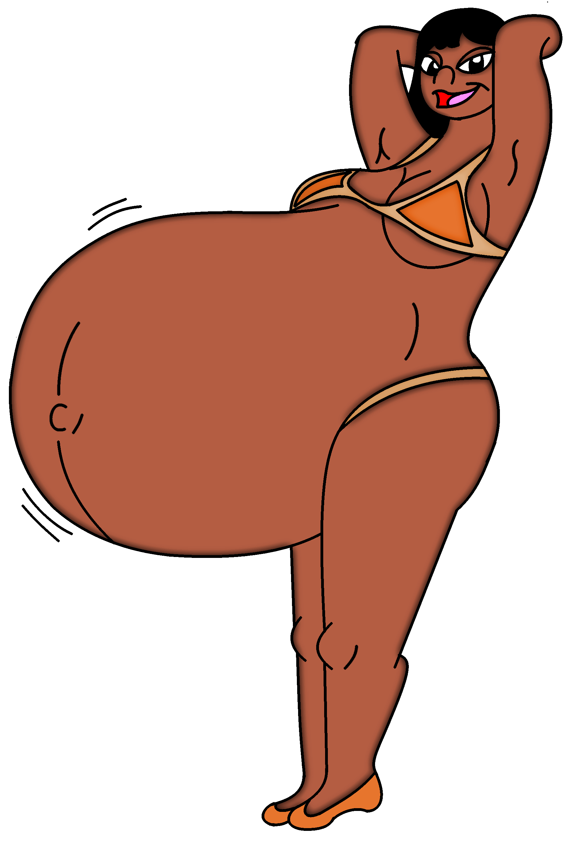 stomach clipart pregnant stomach