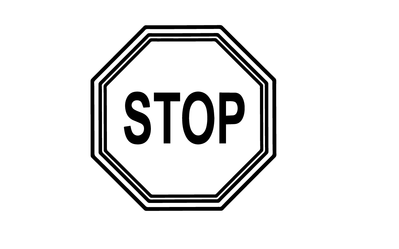 Stop clipart hand. Free sign clip art