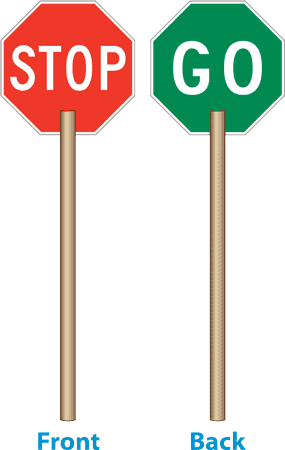 Stop sign clip art holding. And go signs clipart