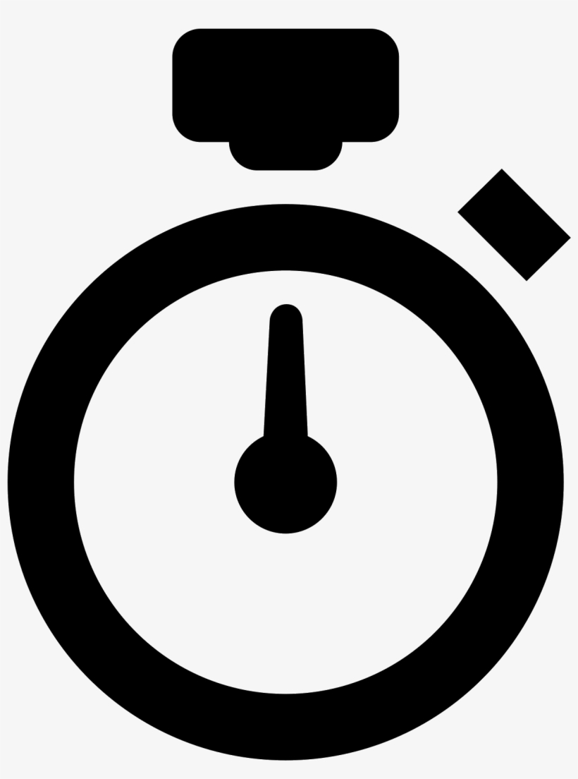 stopwatch clipart black and white