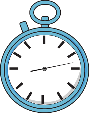 stopwatch clipart blue