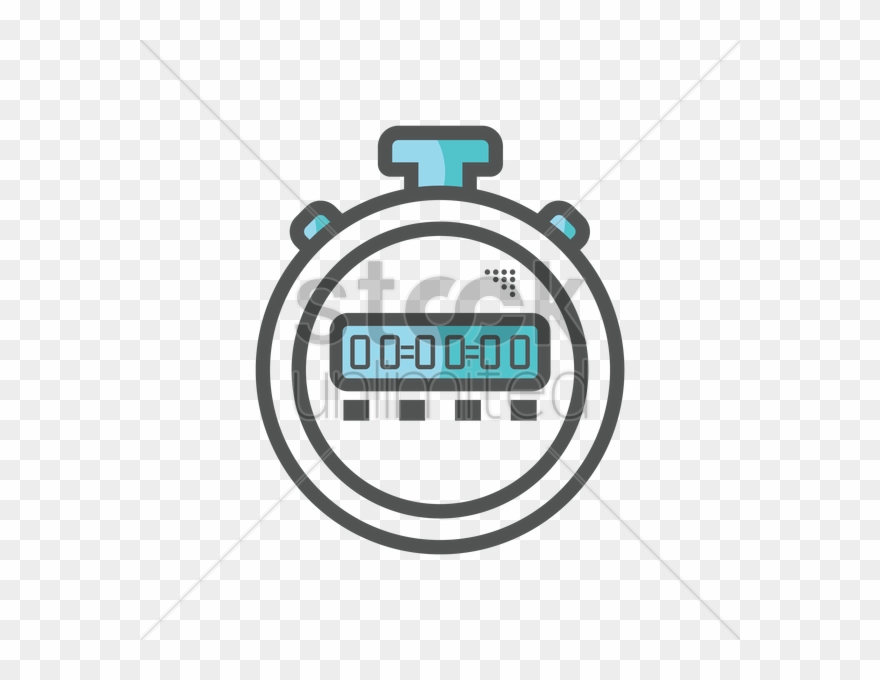 stopwatch clipart digital