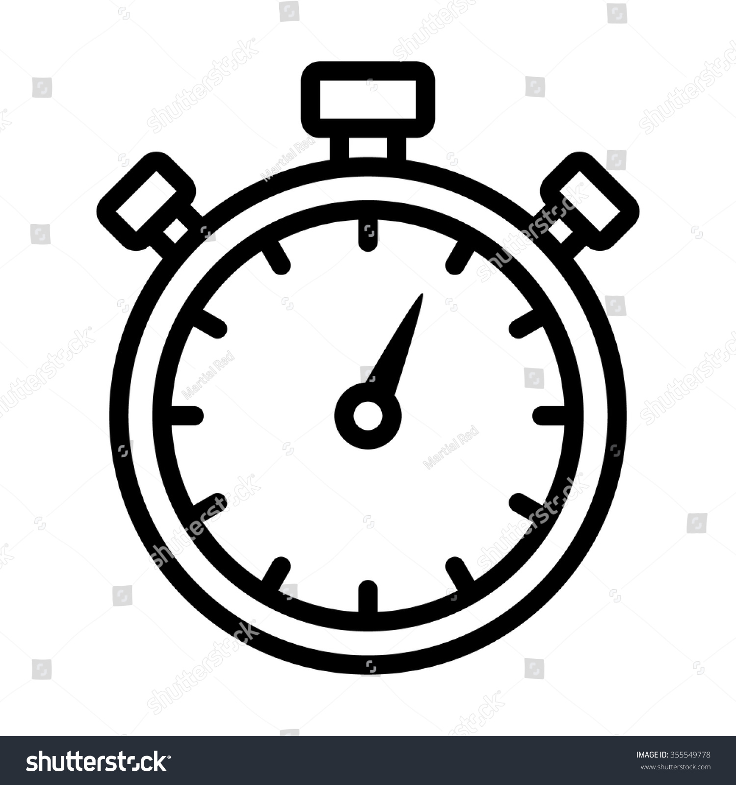 stopwatch clipart sketch