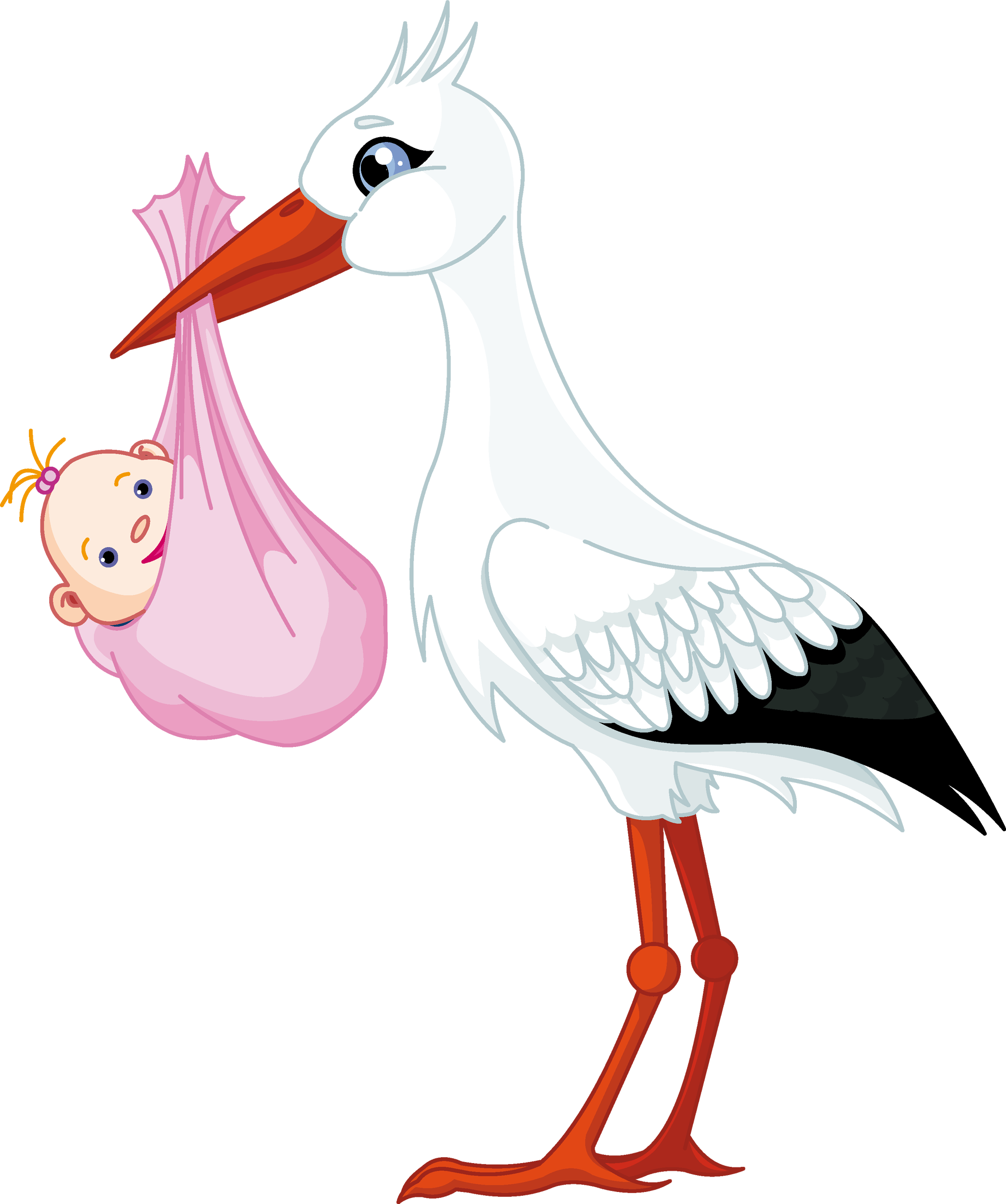 stork clipart angry