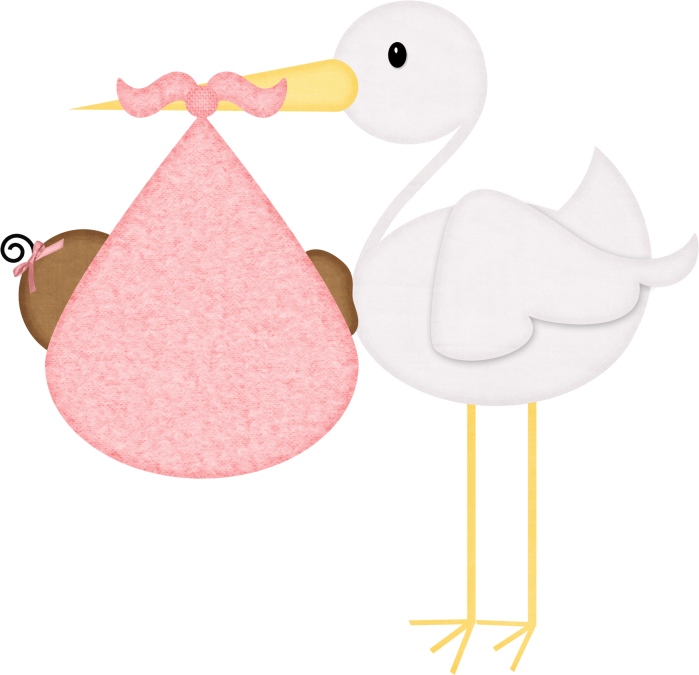 stork clipart baby drawing