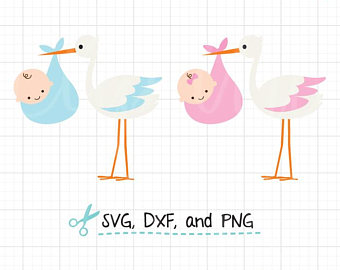 Etsy . Stork clipart baby loading