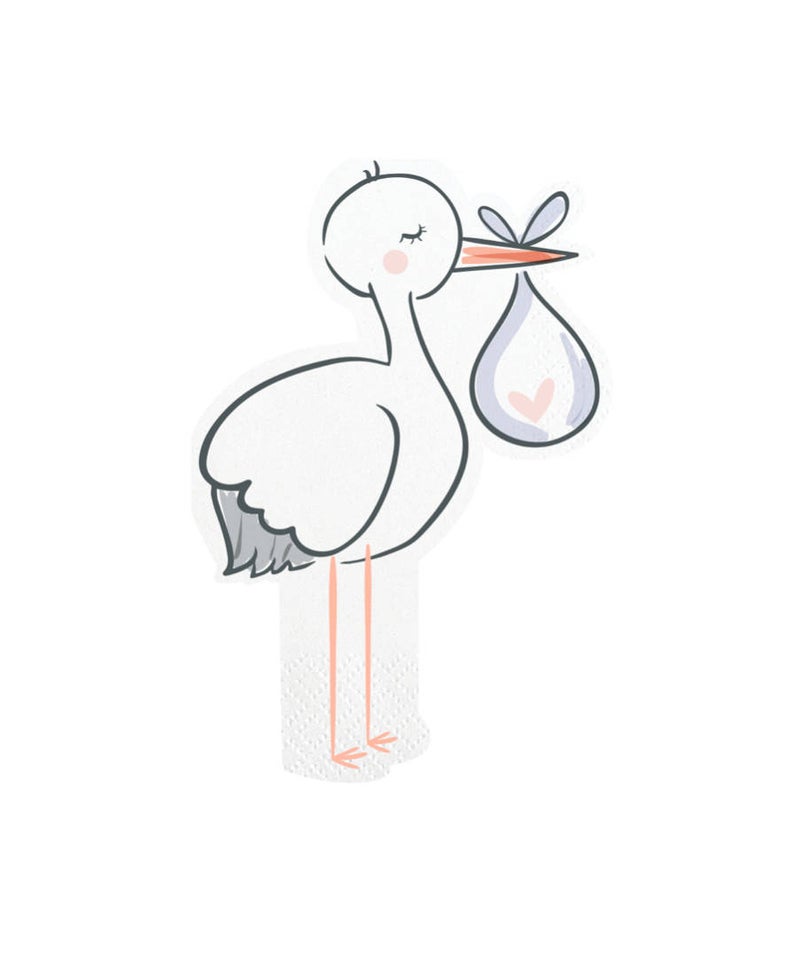 stork clipart baby sketch