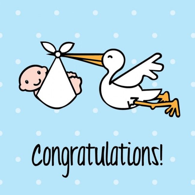 stork clipart congratulation