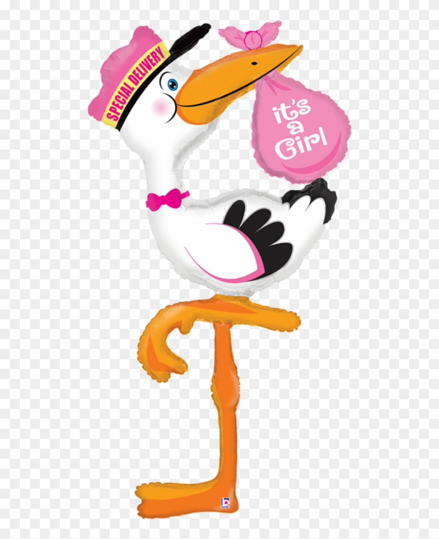 stork clipart it's a girl