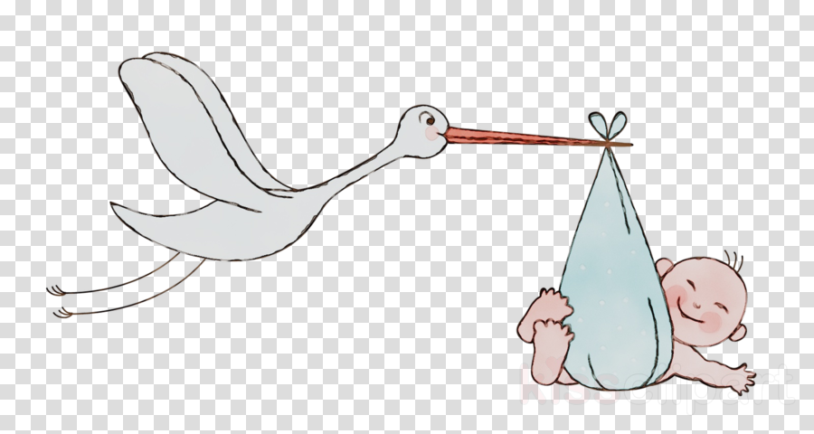 Pregnancy cartoon bird . Stork clipart maternity