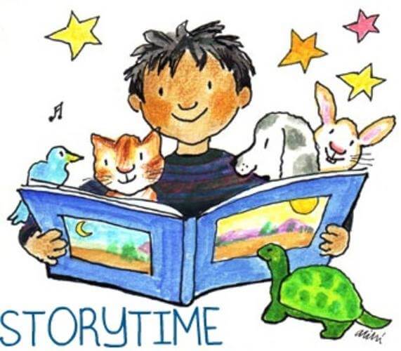 storytime clipart animal story