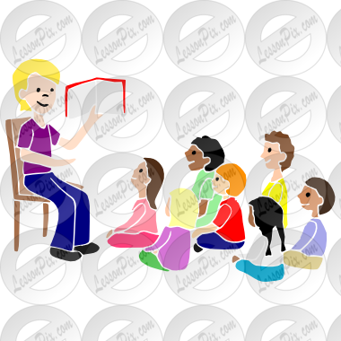 Storytime clipart classroom. Stencil for therapy use