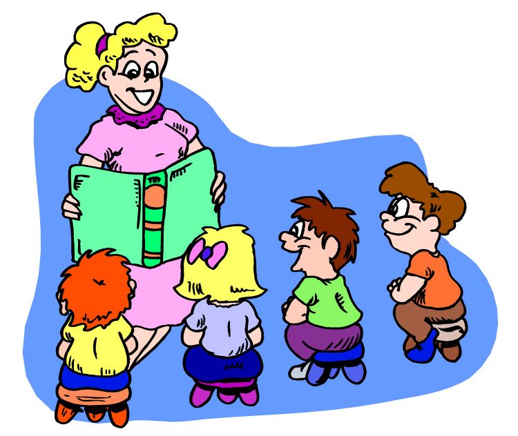 storytime clipart elementary reading