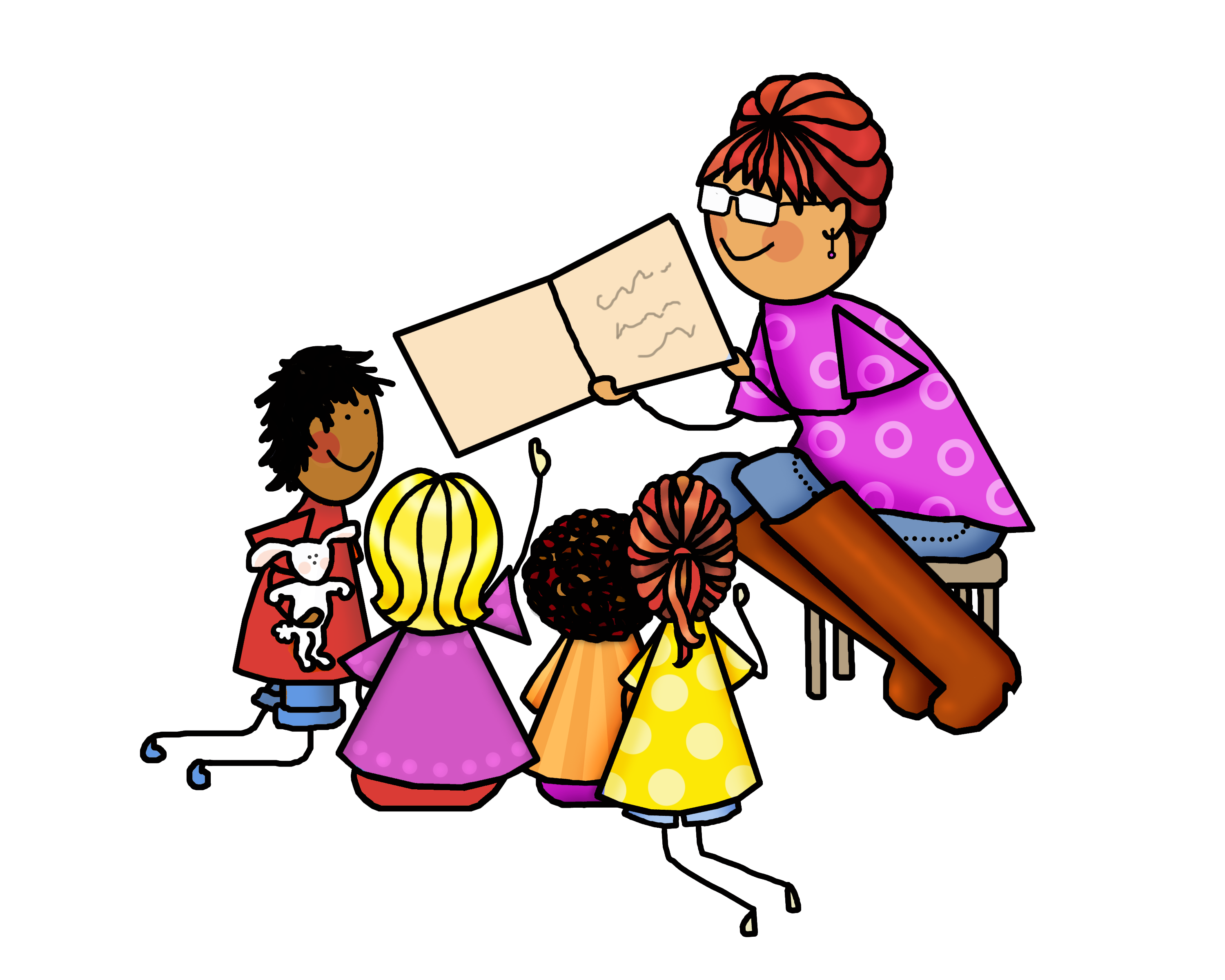 storytime clipart mini library