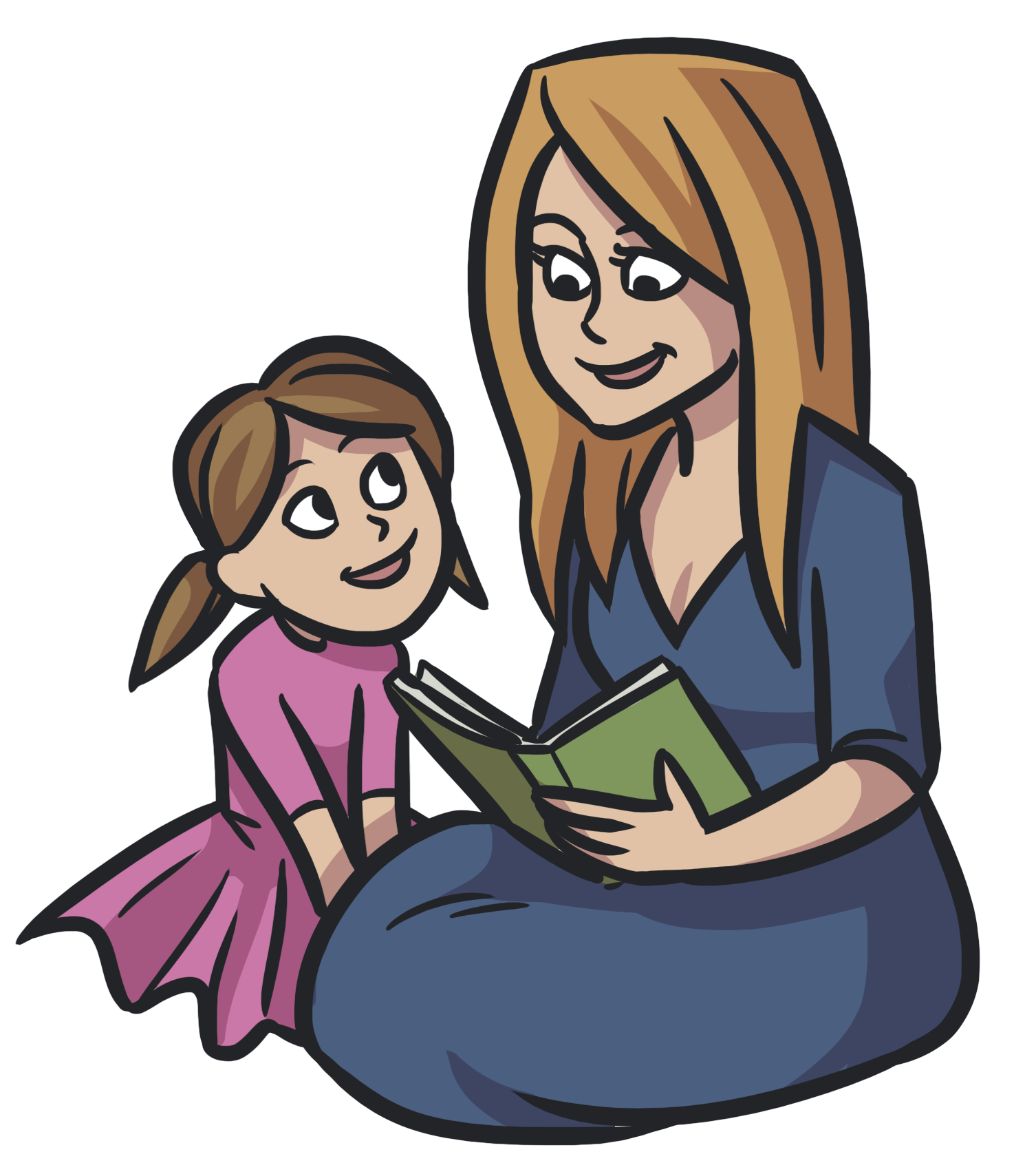 storytime clipart oral language