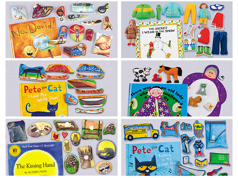 Lakeshore storytelling kits set. Storytime clipart oral language