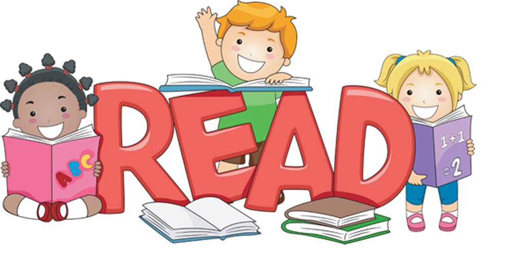 storytime clipart read english