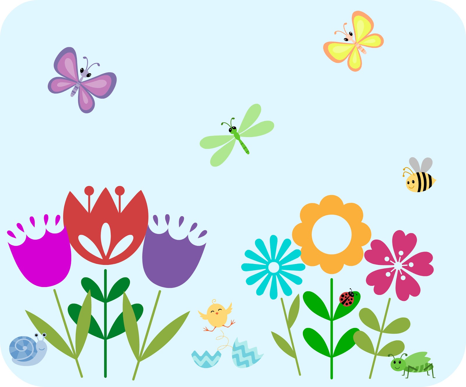 storytime clipart spring