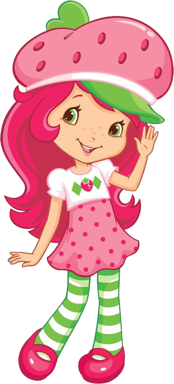 strawberries clipart character