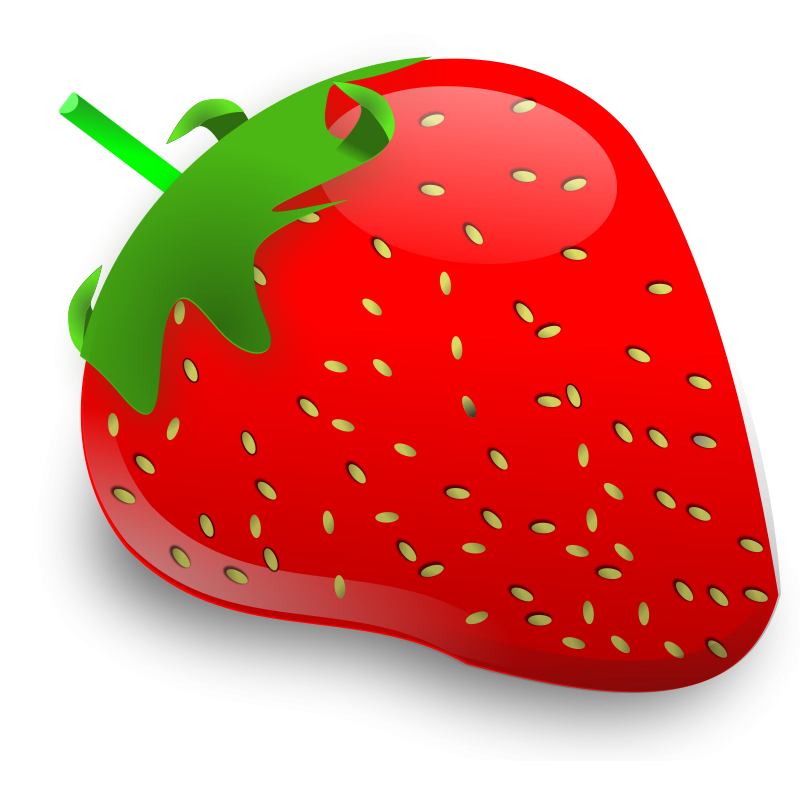 strawberries clipart coloring page