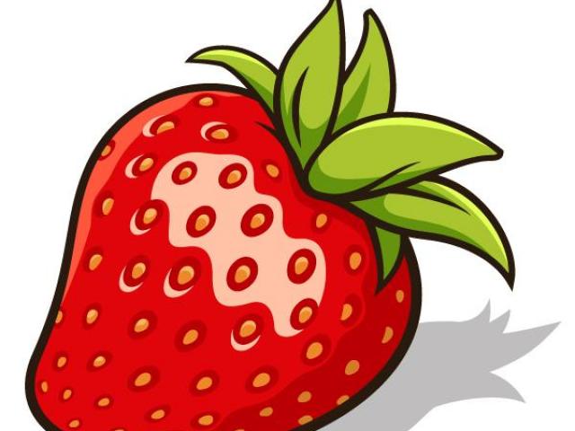 strawberries clipart double