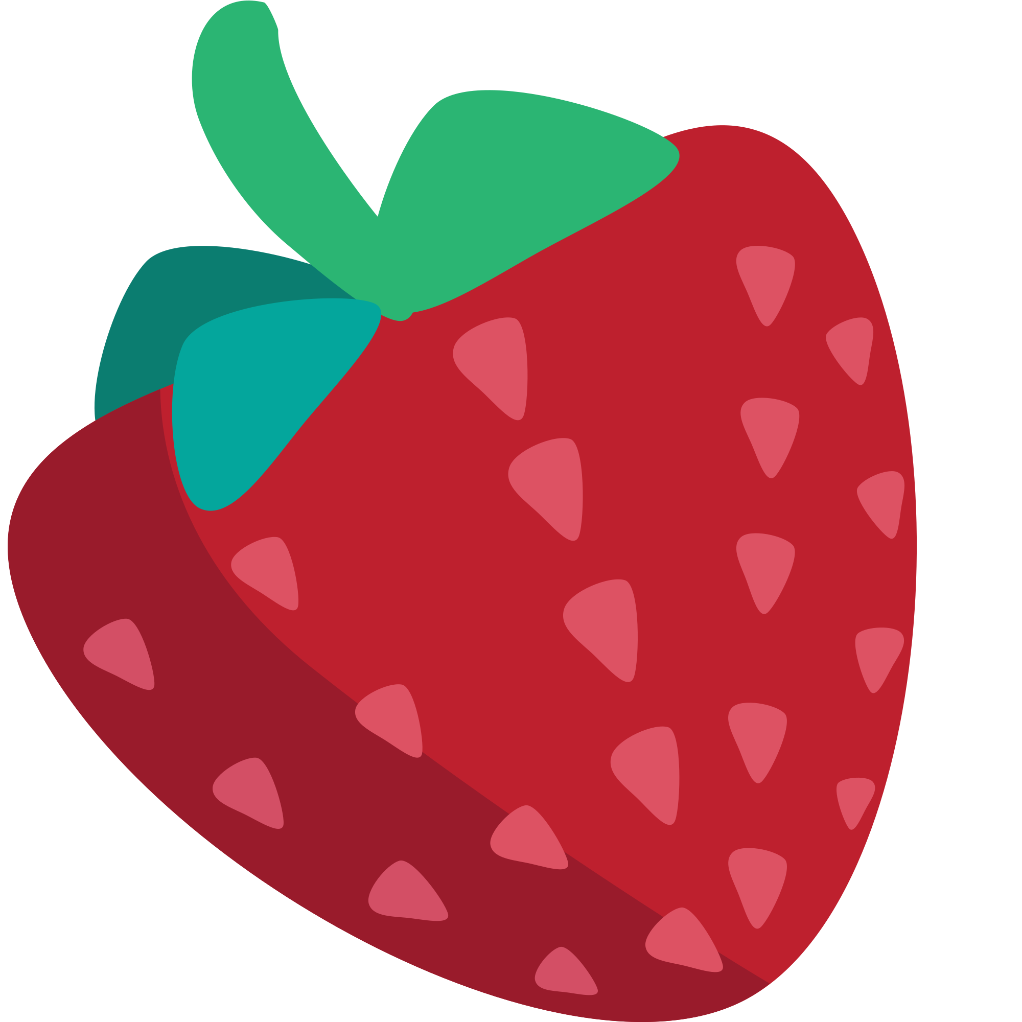strawberries clipart emoji