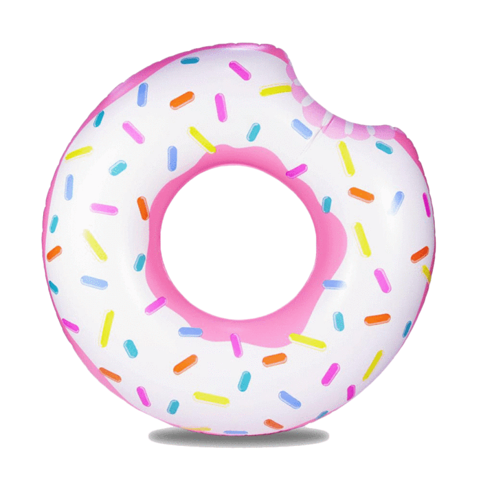 strawberries clipart frosted donut