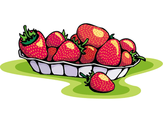 strawberries clipart kid