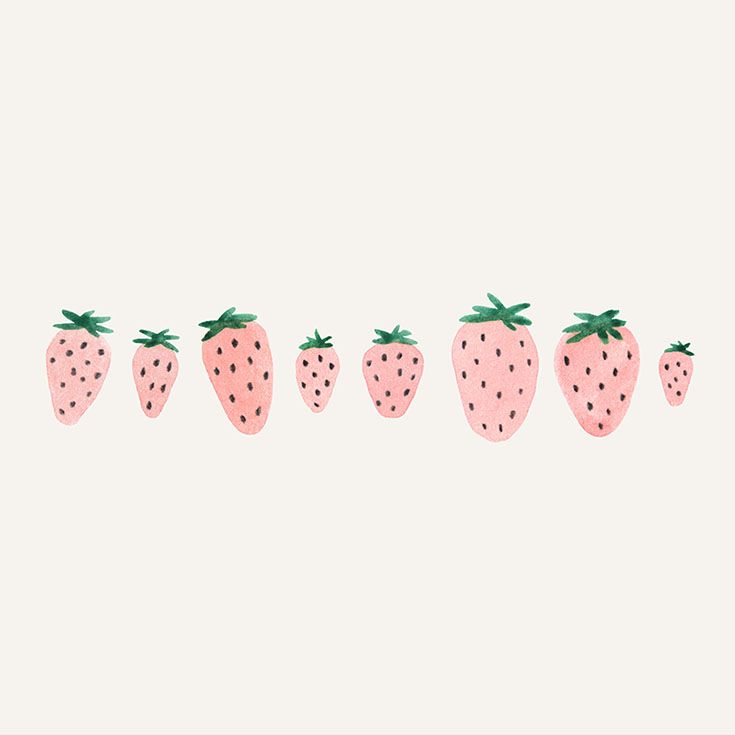 Strawberries clipart pink strawberry. Clip art watercolor 