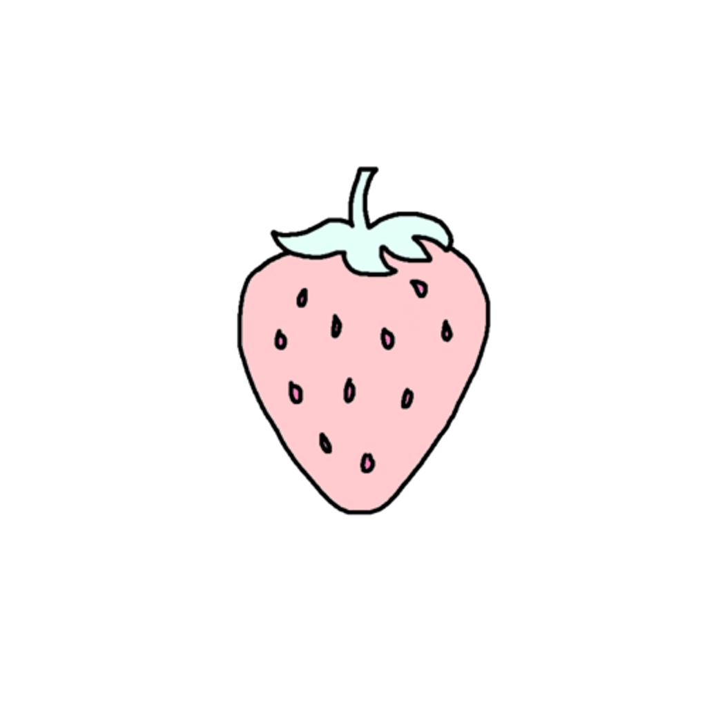 strawberries clipart pink strawberry