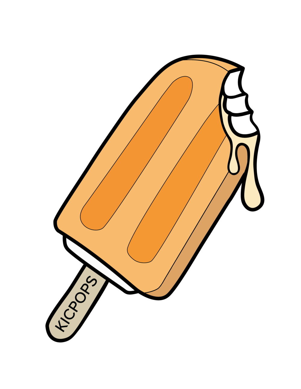 strawberries clipart popsicle