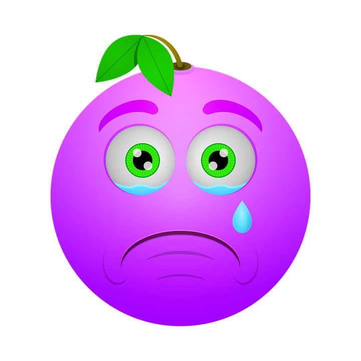 Free photo crying berry. Strawberries clipart sad
