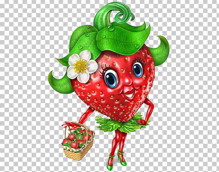 strawberries clipart smiley