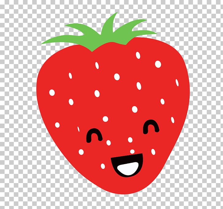 strawberries clipart smiley