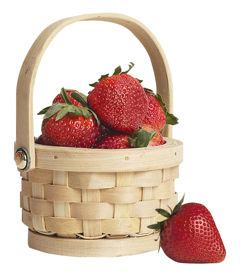 strawberries clipart strawberry basket