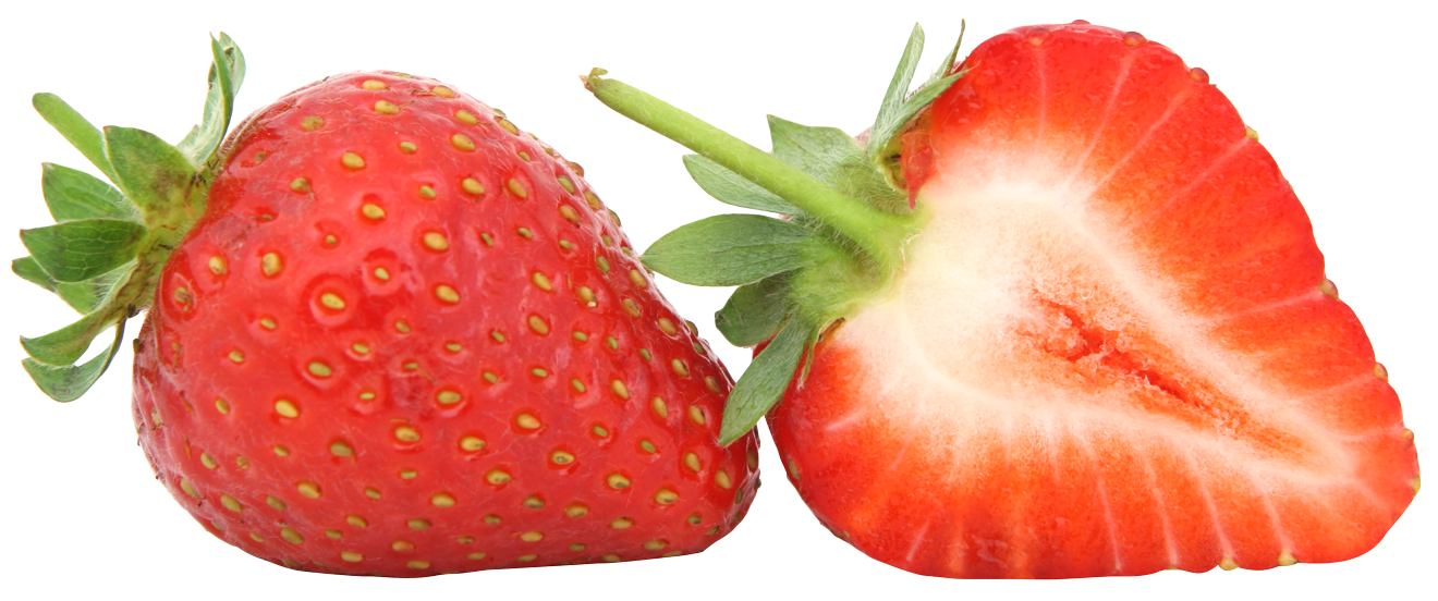 Strawberries clipart strawberry slice. Png image purepng free