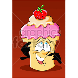 strawberries clipart top