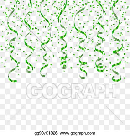 streamers clipart colored ribbon