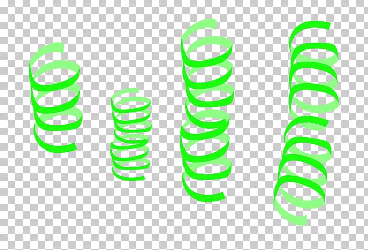 streamers clipart green