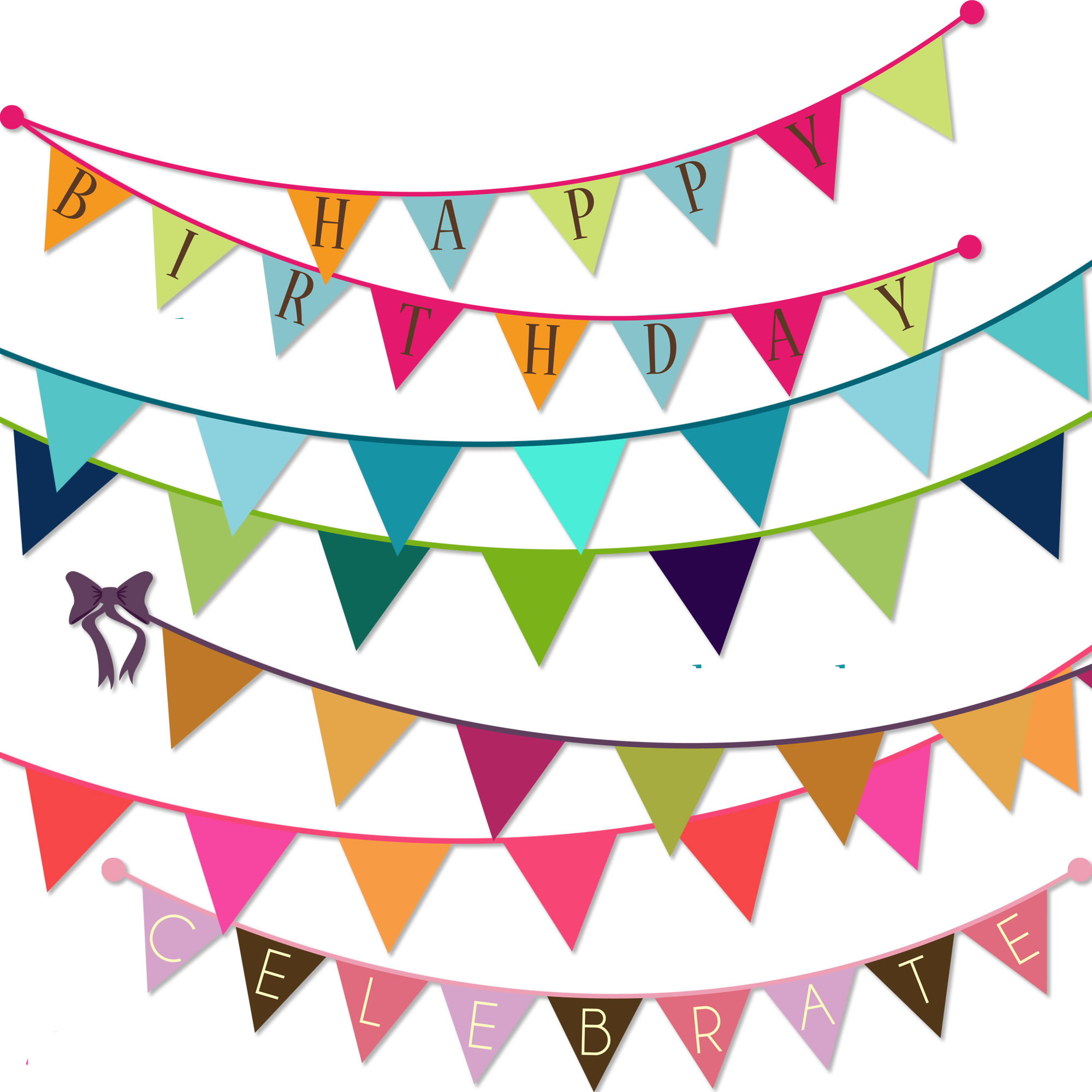 streamers clipart party needs