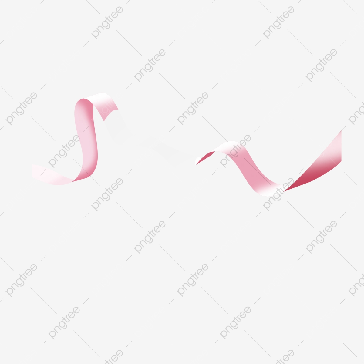 streamers clipart pink streamer