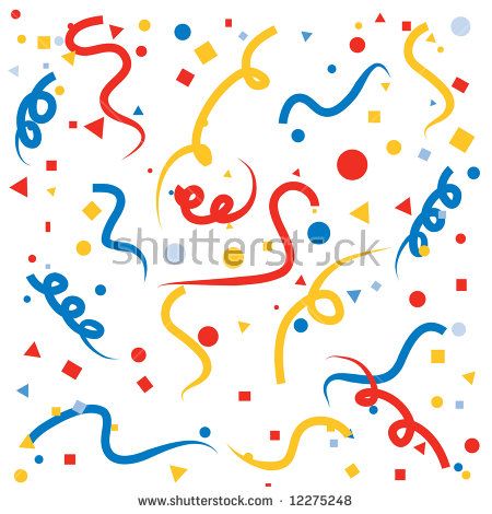 Party free vector download. Streamers clipart star streamer