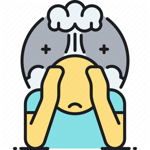  psychology disorder aqua. Stress clipart ptsd