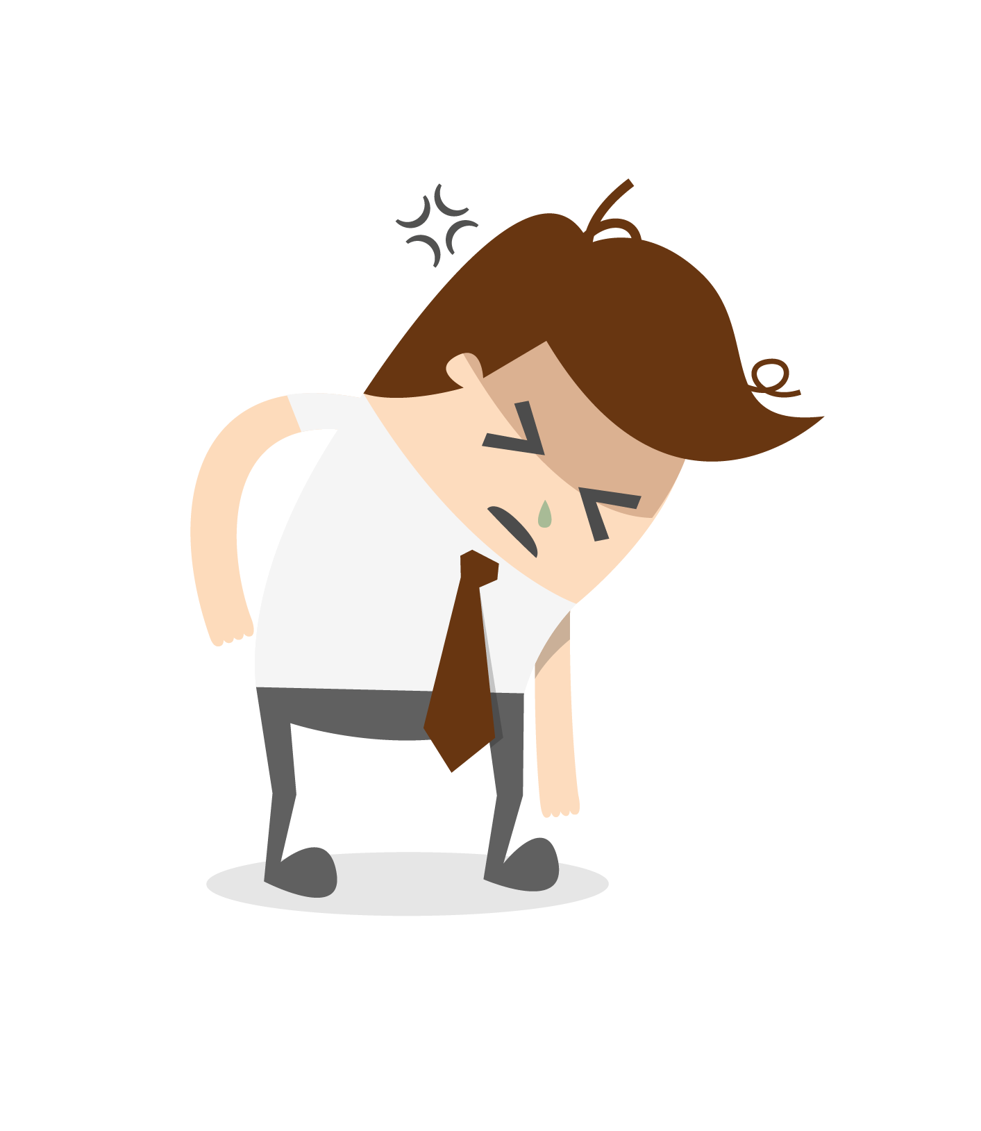 stress clipart tired