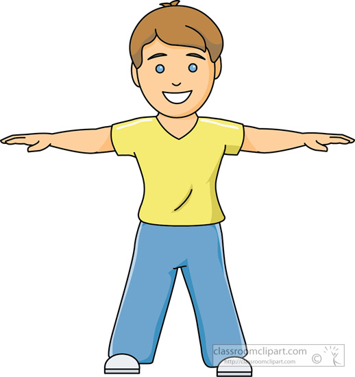 stretching clipart