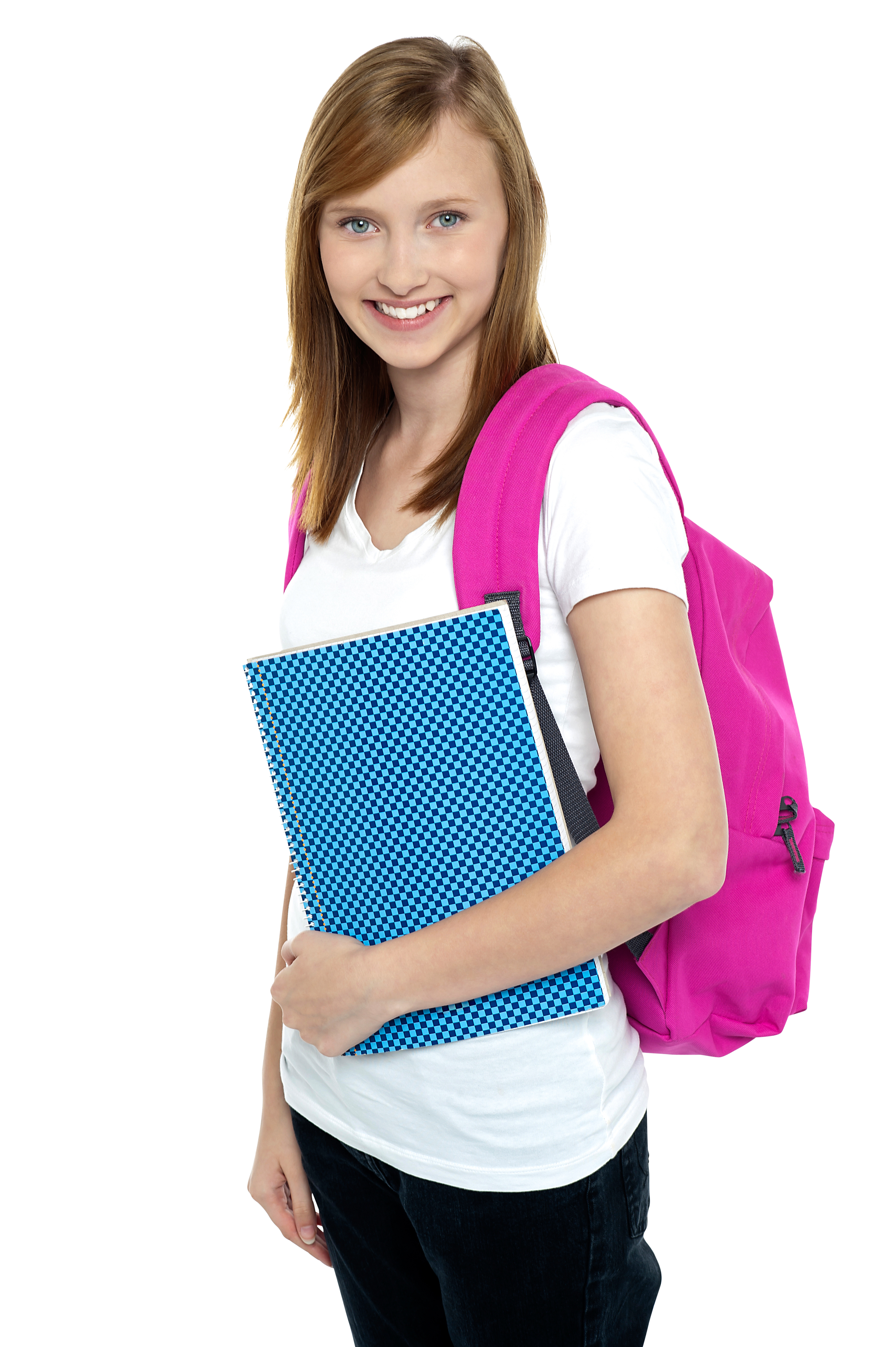 Young girl png image. Student clipart transparent background