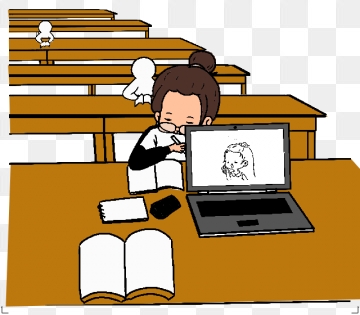 Study clipart self study. Png vector psd and