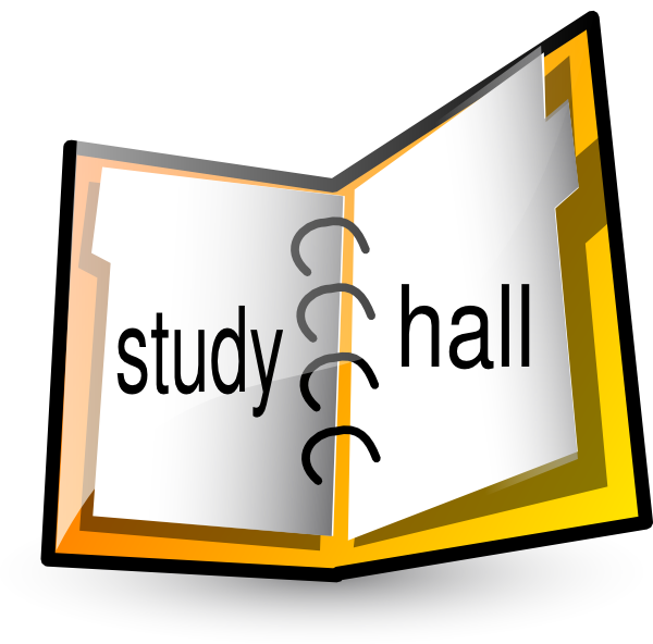study clipart study hall