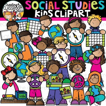 Study clipart teaching resources. Social studies kids school