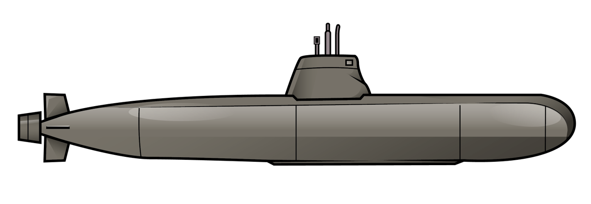 submarine cartoon inside background